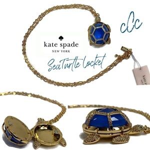 Kate Spade SeaTurtle Necklace Locket NWT Turtle